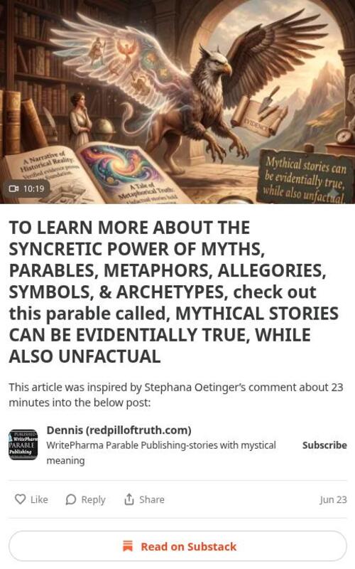 Mythical Stories Can Be Evidentially True, While Also Unfactual